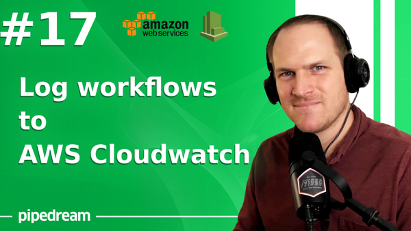 Log workflow errors to AWS Cloudwatch