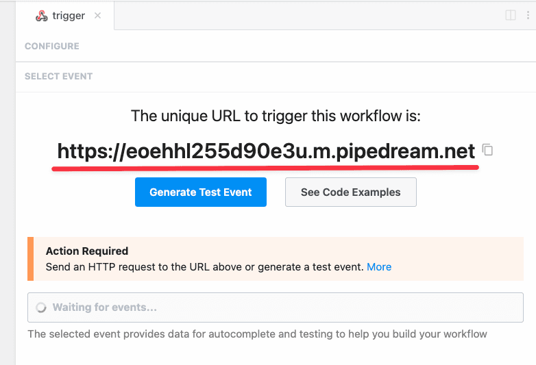 Unique URL