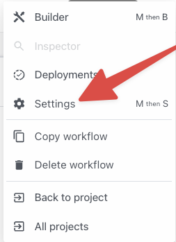 Click "Create Share Link" in the workflow's settings within the builder to generate a sharable link