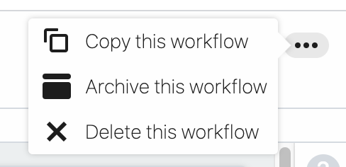 Archive workflow
