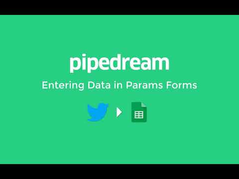 Entering Data in Params Forms